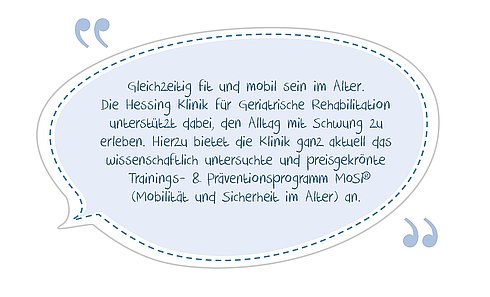 Mosi In Der Hessing Klinik F R Geriatrische Rehabilitation